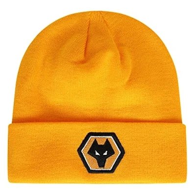 Image of Official Wolves FC gold coloured bronx hat with embroidered club crest