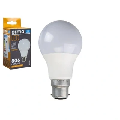 Image of Revolutionary Cool White Classic Led Bulb Bayonet Base 9.6w (22mm Diameter) Perfect for Home &amp; Office Lighting 1 Pc