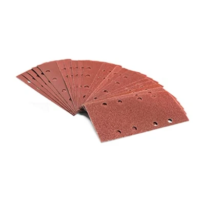Image of Sanding Sheets Set │ 60 Pieces 93 x 190 mm 10 Grit 40/60/80/120/180/240 Self Adhesive for Orbital Sanders Paper