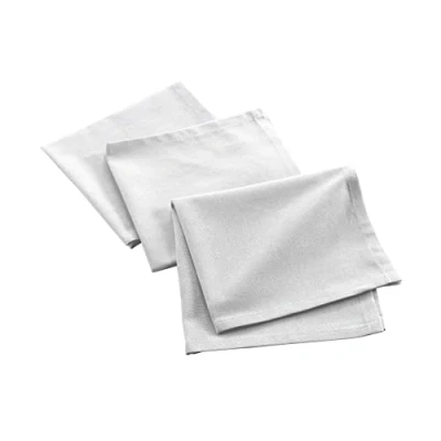 Image of Douceur d&#039;Intérieur Mistral 3 Napkins 40 x cm White
