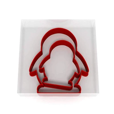 Image of Penguin Set of 2 Value Cookie/Fondant Cutters Pair 5CM + 8CM