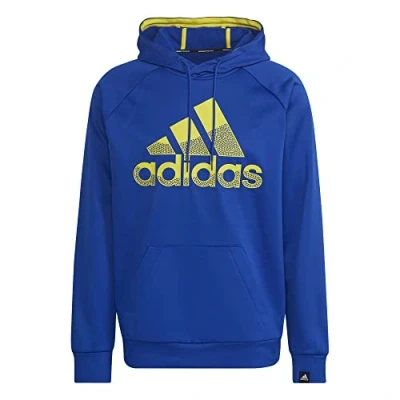 Image of adidas Men&#039;s M Gg Big Bos Hd Sweatshirt, azurea/azurea, L