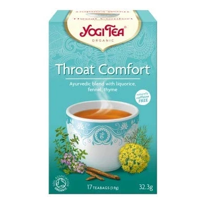 Image of Yogi Tea Throat Comfort Organic 6 X 17 Bags