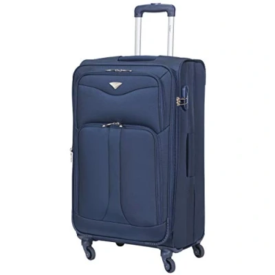 Image of Flight Knight Lightweight 4 Wheel 800D Soft Case Suitcases Anti Crack Cabin &amp; Hold Luggage Options Approved for Over 100 Airlines Including easyJet, BA Many More!