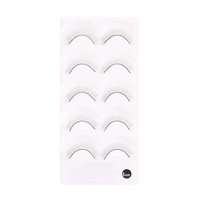 Image of False Eyelashes, 5 Pairs Practice 3D Handmade Eyelashes Set Self Adhesive Reusable Eye Lashes for Eyelash Extension Grafting Training Makeup