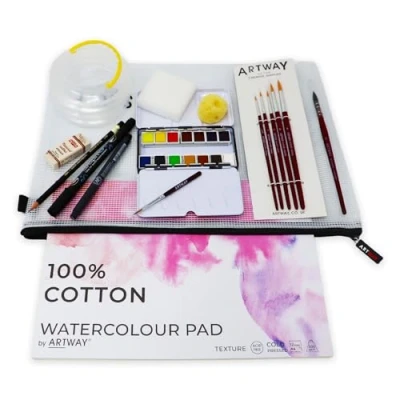 Image of Artway watercolour paint Kit A great starter set for those looking to develop their painting skills