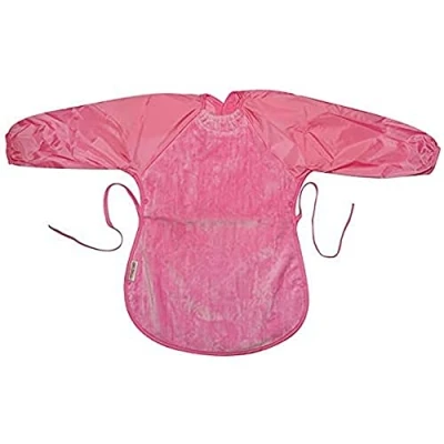 Image of Sillybillyz Bib with Sleeves for Small Children Cotton