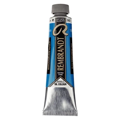 Image of Rembrandt Paint Oil Man BL PHT, Manganese Blue Phthalo, One Size