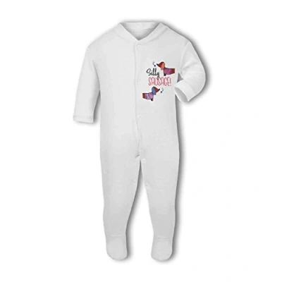 Image of Silly Sausage! Dachshund Baby Grow Suit