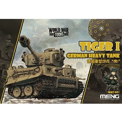 Image of Meng WWT 001 Model Tiger I German Heavy Tank World War Toon, Multicoloured
