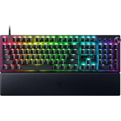 Image of Razer Huntsman V3 Pro Analog Optical Esports Keyboard Snap tap &amp; Rapid Trigger (Quick Onboard Adjustments, Multi function Digital Dial Dedicated Control Buttons) UK Layout Black