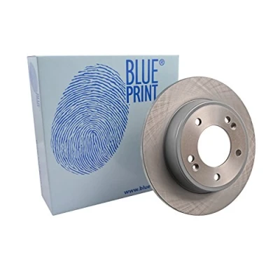 Image of 584113X300, 58411A6300 Brake disc BLUE PRINT ADG043195 Rear Axle 262mm 10mm 5 Hole 114mm solid Coated HYUNDAI: i30 II Estate, Hatchback