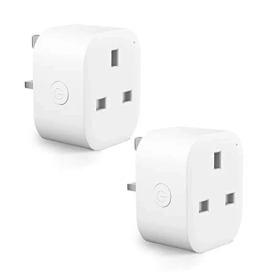 Image of Meross Smart Plug Mini, 13A WiFi Plugs Works with Alexa, Google Home, Compatible SmartThings Wireless Remote Control Timer No Hub Required (2 Pack), Packaging may vary