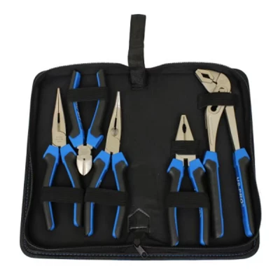 Image of US Pro Professional 5 piece Pliers Set Combination Long Nose Water Pump B1821