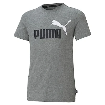 Image of Puma LOGO TEE Unisex Print Tshirt for kids, Size: 3 4y, Hellgrau