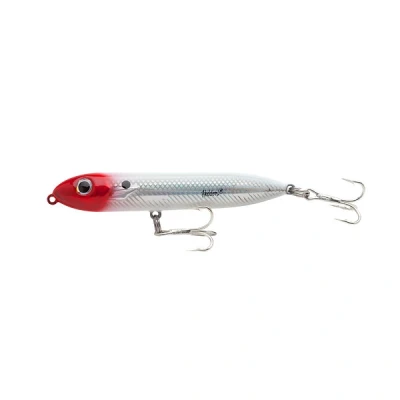 Image of Heddon Saltwater Super Spook Xt Lures, Red Head Flash, 5 Inch