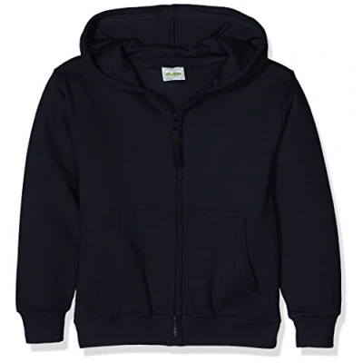 Image of AWDis Boy&#039;s Kids Zoodie Hoodie, Blue (New French Navy), X Small