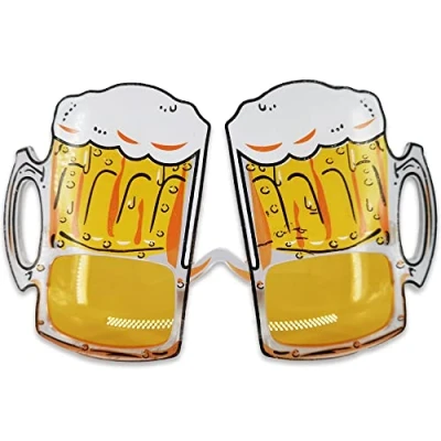 Image of Pohotobooth Props Ltd Foamy Pints Of Beer Fun Sunglasses