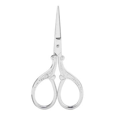 Image of Vintage Craft Shears, DIY Cross Stitch Sewing Small Dresser Embroidery Scissor Tool(Silver)