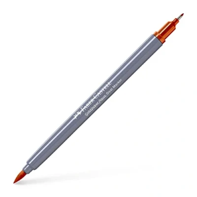 Image of Faber Castell Creative Studio Goldfaber Aqua Dual Marker, Terracotta, Single For Art, Craft, Drawing, Sketching, Home, School, University, Colouring