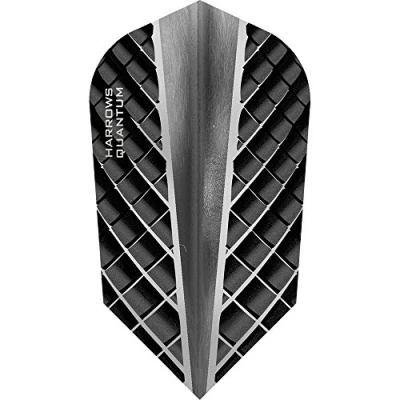 Image of Harrows Quantum Dart Flights 100 Micron Slim 3D Effect 10 Sets (30) (Smokey)