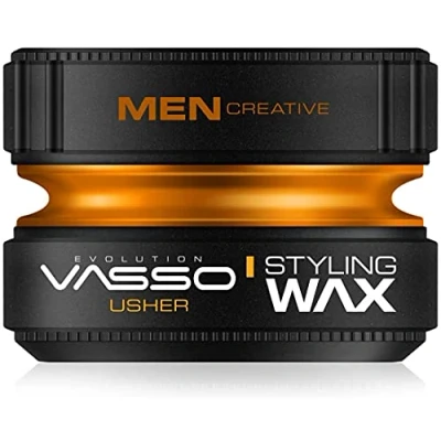 Image of Vasso Pro Aqua Usher Hair Styling Water Based Gel Wax, Orange, 150 ml