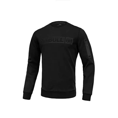 Image of PITBULL Men&#039;s Sweatshirt Pit Bull West Coast Beyer Round Neck XL Black