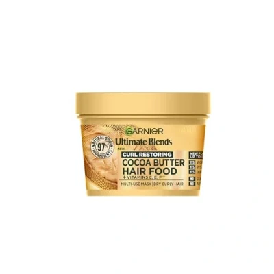 Image of Garnier Ultimate Blends Cocoa Butter Hair Food Multi Use Mask 400ml