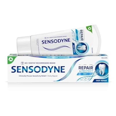 Image of Sensodyne Toothpaste Repair and Protect Original, Sensitive for Teeth, Mint Flavour, 75ml