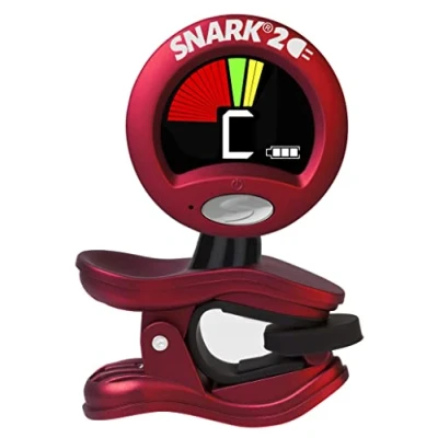 Image of Snark SN2RE Rechargeable Clip On All Instrument Tuner Red USB Charging, Extra Bright Display, 360 Rotating Screen, High Precision Tuning Cleaning cloth and &#039;tuner safe&#039; case included