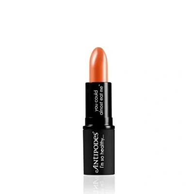 Image of Golden Bay Nectar Moisture Boost Natural Lipstick Neutral Sheer Peach Moisturising Conditioning Matte Texture 4g