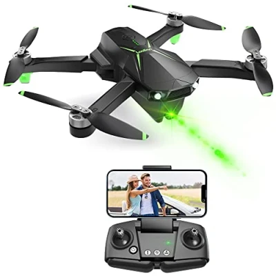 Image of Loolinn Drone with Camera 4K for Beginners as Gift Under 250g, 50 minutes Flight Time, Two Batteries, Fotos, 2K Videos, GPS Intelligent Return, C0 class (Santa Present)