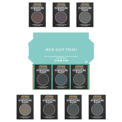 Image of Rust Oleum Furniture Paint in Gloss Finish Moody Darks Tester Box