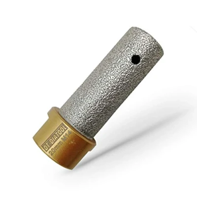 Image of DT DIATOOL Diamond Finger Bit 20mm Vacuum Brazed Milling for Enlarging Holes in Tile Porcelain Marble Ceramic Granite