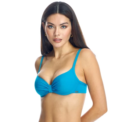 Image of ORY Womenss underwired bikini bra W241324 Blue Size 36B