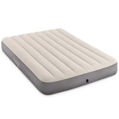Image of Intex Full Dura Beam Series Single High Airbed Taupe &amp; Grey, Size