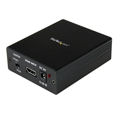 Image of StarTech.com HDMI® to VGA Video Adapter Converter with Audio HD Monitor 1920x1200 1080p HDMI HD15 (HDMI2VGA)