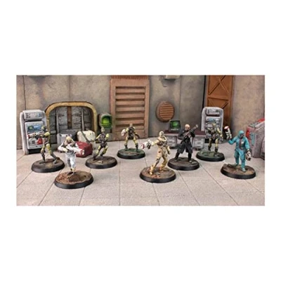 Image of Modiphius Entertainment Fallout Wasteland Warfare Institute Core Miniatures Box