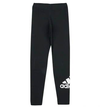 Image of adidas Girl&#039;s Essentials Big Logo Tights, Black/White, 7 8 Years