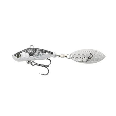 Image of Savage Gear 3D Sticklebait Tailspin 6.5 cm 9 g Black Silver