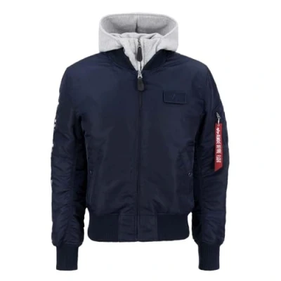 Image of Alpha Industries Men&#039;s MA 1 D Tec SE Bomber Jacket, Ultra Navy, S