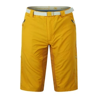 Image of Endura Men&#039;s Hummvee Shorts, Yellow Mustard, 3XL