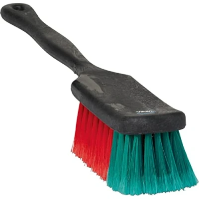 Image of Vikan 522252 Vehicle Brush with Long Handle, Soft/Split, Black, 420 mm Length, 65 Width, Height