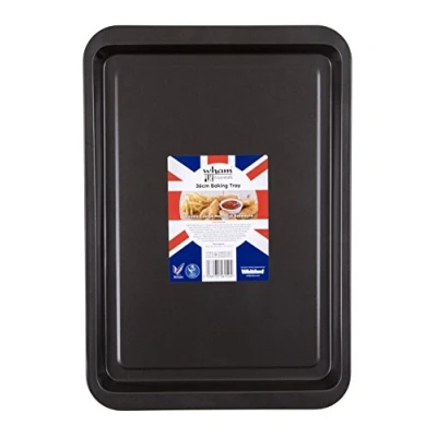 Image of Wham Non Stick Baking Tray, Silver, silber/graphit, Steel, 36 x 25 2 cm