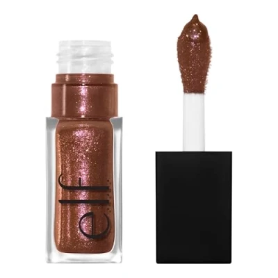 Image of e.l.f. Glow Reviver Lip Oil Glimmer Chocoluxe 7.6ml