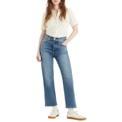 Image of Levi&#039;s Women&#039;s Ribcage Straight Ankle, Elevated Taste, 26W / 29L