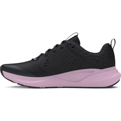 Image of Under Armour Women&#039;s UA W Charged Commit TR 4 Trainers, Lightweight Sports Shoes with Leather Upper, Running Performance Details