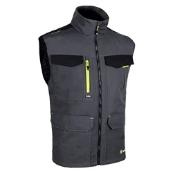 Image of Beeswift FLEX WORKWEAR GILET TWO TONE Grey Black 3XL
