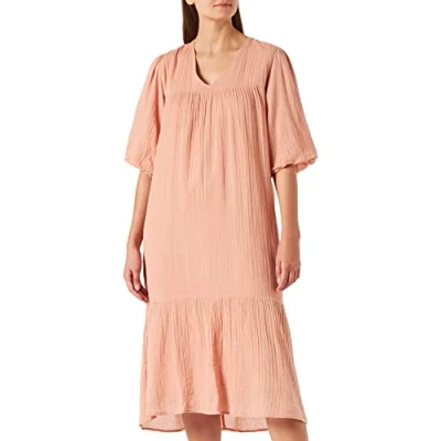 Image of Noa Women&#039;s Cotton Summer Dress, Cameo Brown, 6