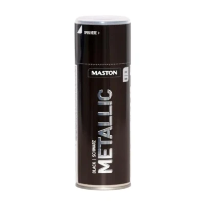 Image of Maston Metallic Spray Paint 400ml Black